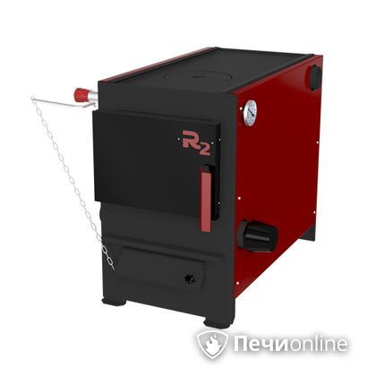 Твердотопливный котел Термокрафт R2 12 кВт конфорка термометр круглый выход в Перми